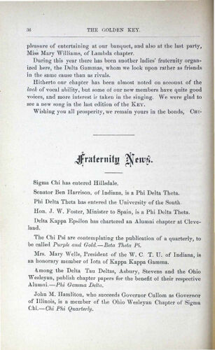 Fraternity News, June 1883 (image)